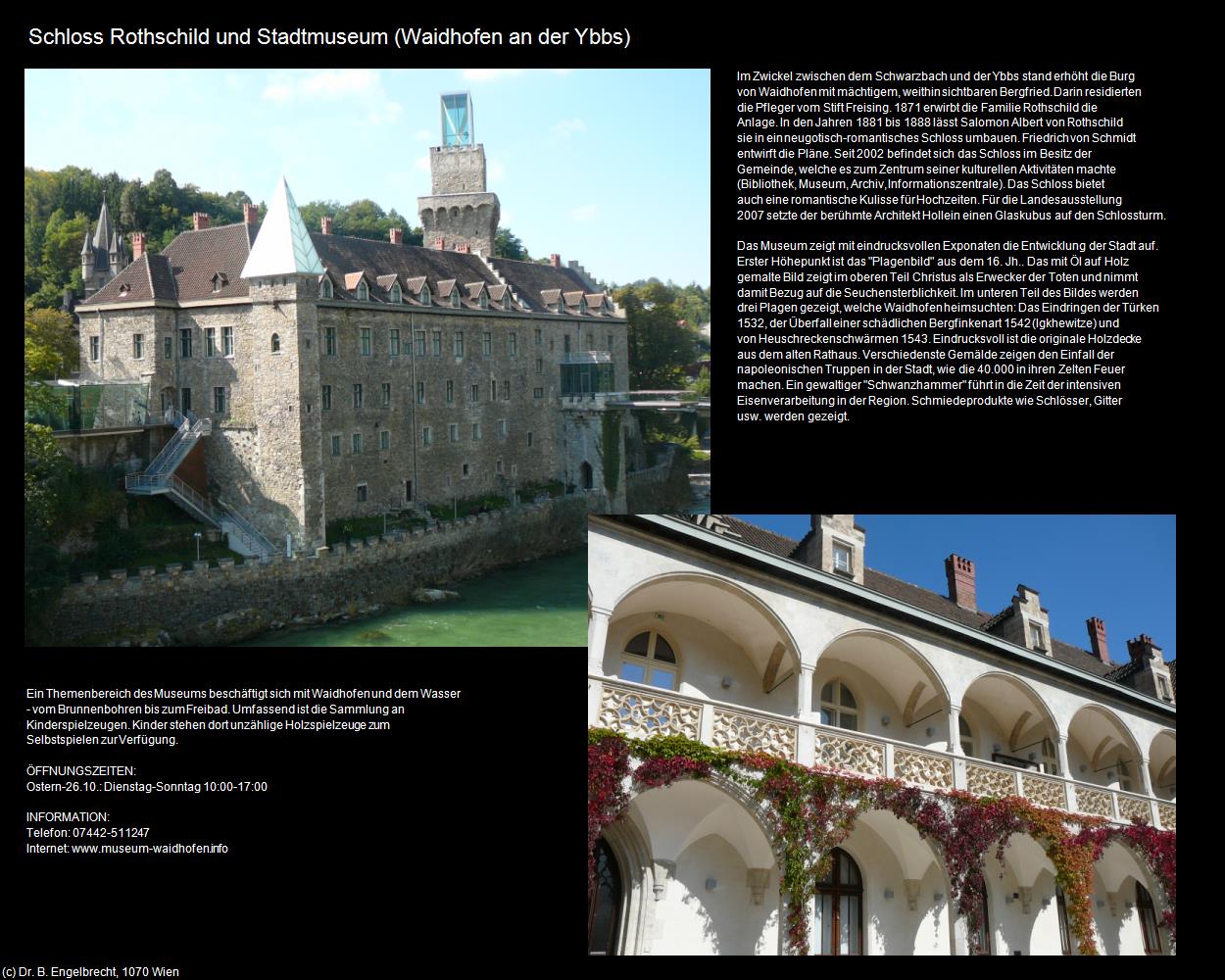 Schloss Rothschild und Stadtmuseum (Waidhofen an der Ybbs) in Kulturatlas-NIEDERÖSTERREICH