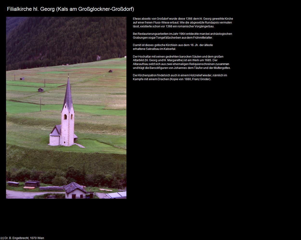 Fk. hl. Georg (Kals am Gro&szlig;glockner) in Kulturatlas-TIROL