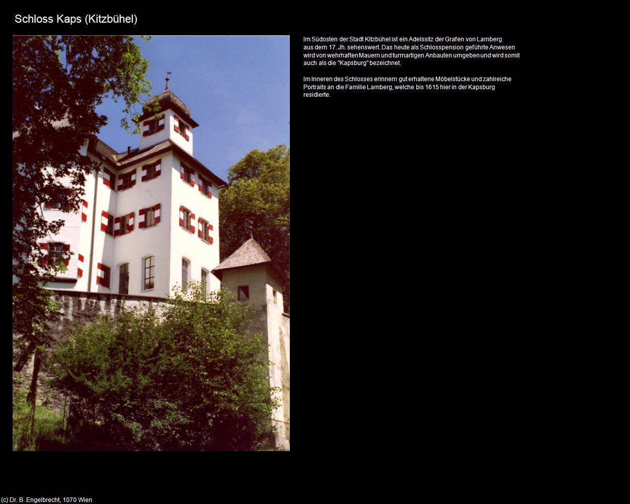 Schloss Kaps (Kitzb&uuml;hel) in Kulturatlas-TIROL