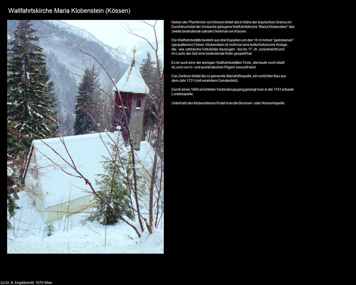 Wallfk. Maria Klobenstein (K&ouml;ssen) in Kulturatlas-TIROL