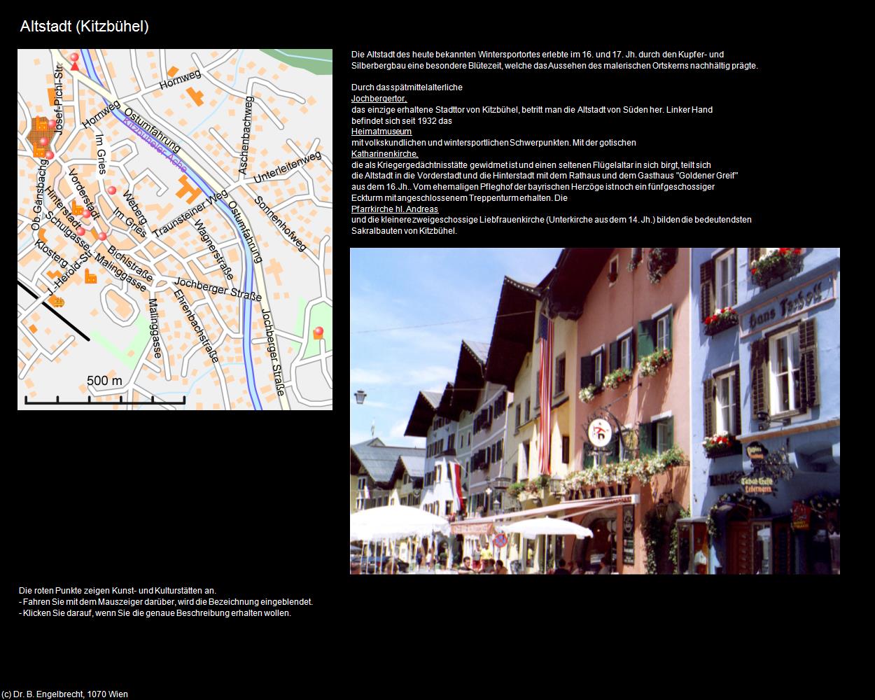 Altstadt (Kitzb&uuml;hel) in Kulturatlas-TIROL(c)B.Engelbrecht