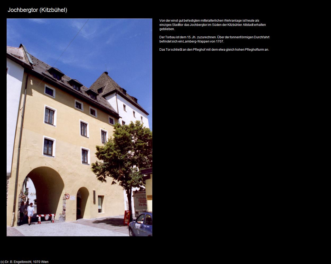 Jochbergtor (Kitzb&uuml;hel) in Kulturatlas-TIROL