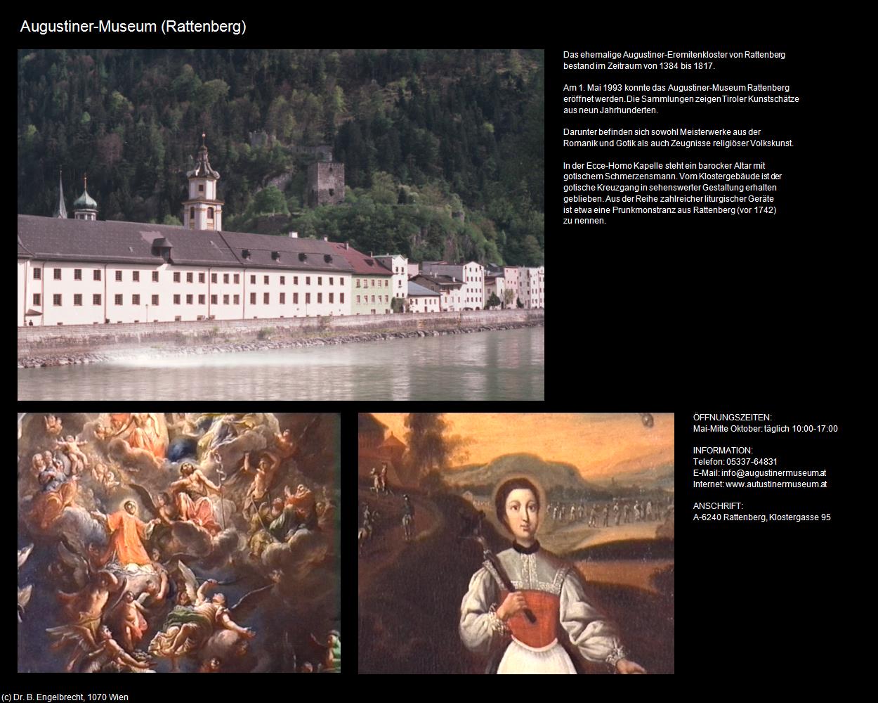 Augustiner-Museum (Rattenberg) in Kulturatlas-TIROL