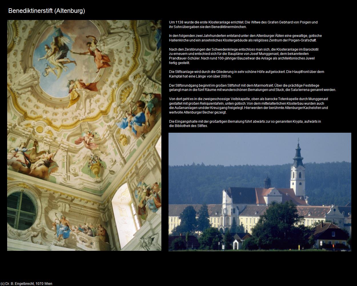 Benediktinerstift (Altenburg) in Kulturatlas-NIEDERÖSTERREICH