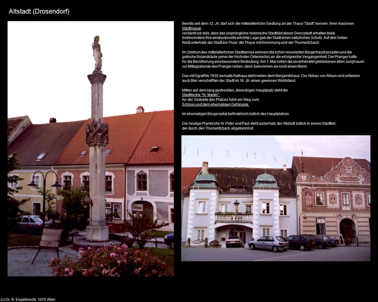 Altstadt (Drosendorf) in Kulturatlas-NIEDERÖSTERREICH(c)B.Engelbrecht