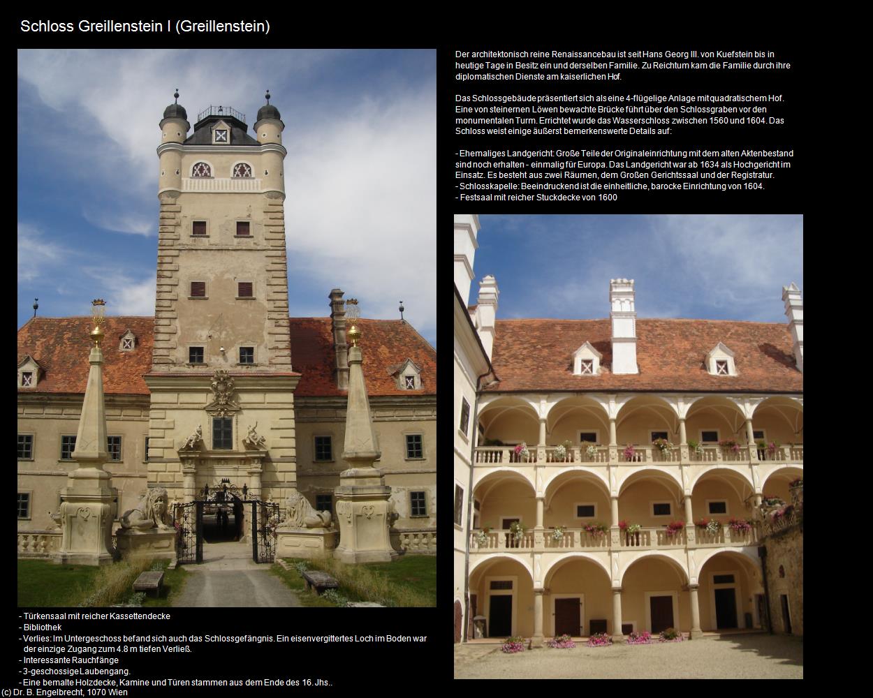 Schloss Greillenstein I (Greillenstein-Röhrenbach) in Kulturatlas-NIEDERÖSTERREICH