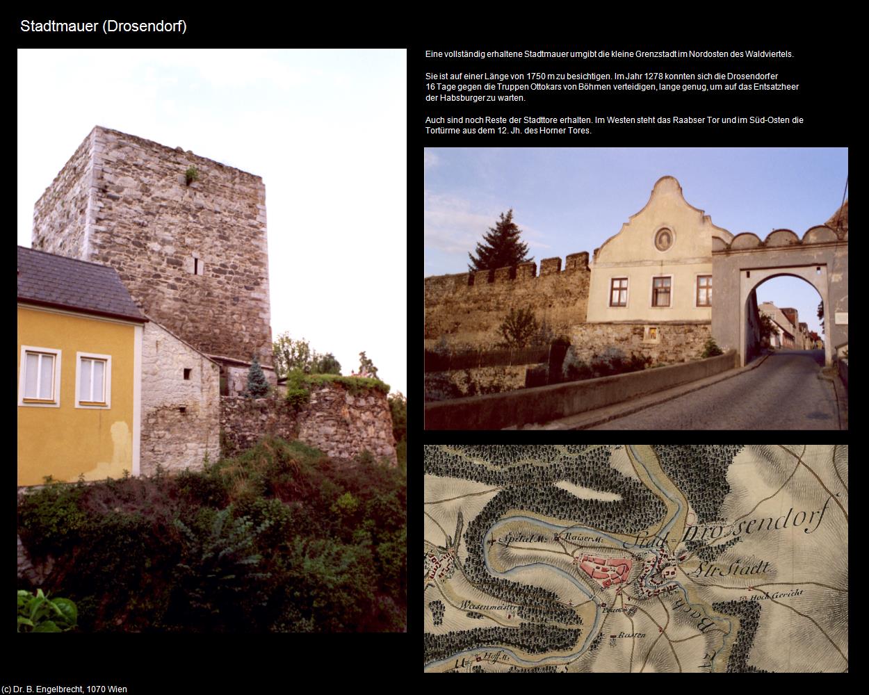 Stadtmauer (Drosendorf) in Kulturatlas-NIEDERÖSTERREICH