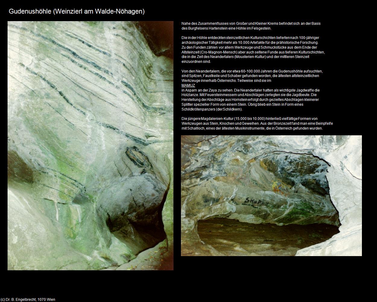 Gudenushöhle (Nöhagen) (Weinzierl am Walde) in Kulturatlas-NIEDERÖSTERREICH(c)B.Engelbrecht