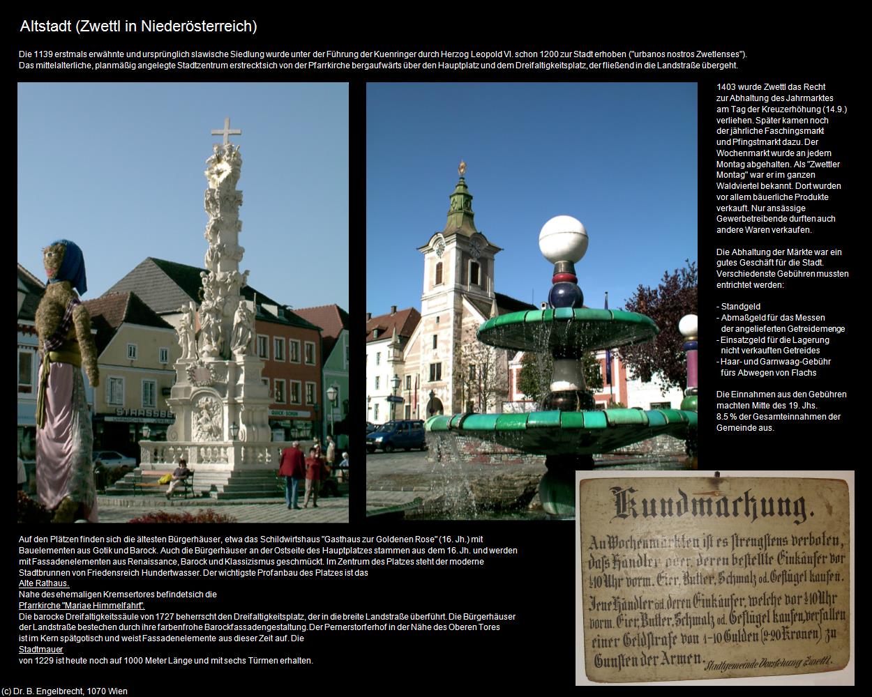 Altstadt (Zwettl in Niederösterreich) in Kulturatlas-NIEDERÖSTERREICH(c)B.Engelbrecht