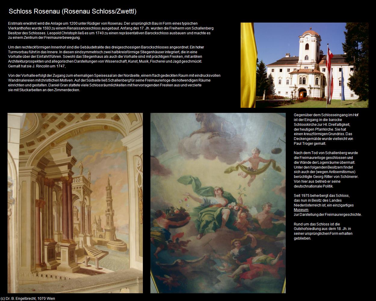 Schloss Rosenau (Rosenau Schloss/Zwettl) in Kulturatlas-NIEDERÖSTERREICH(c)B.Engelbrecht
