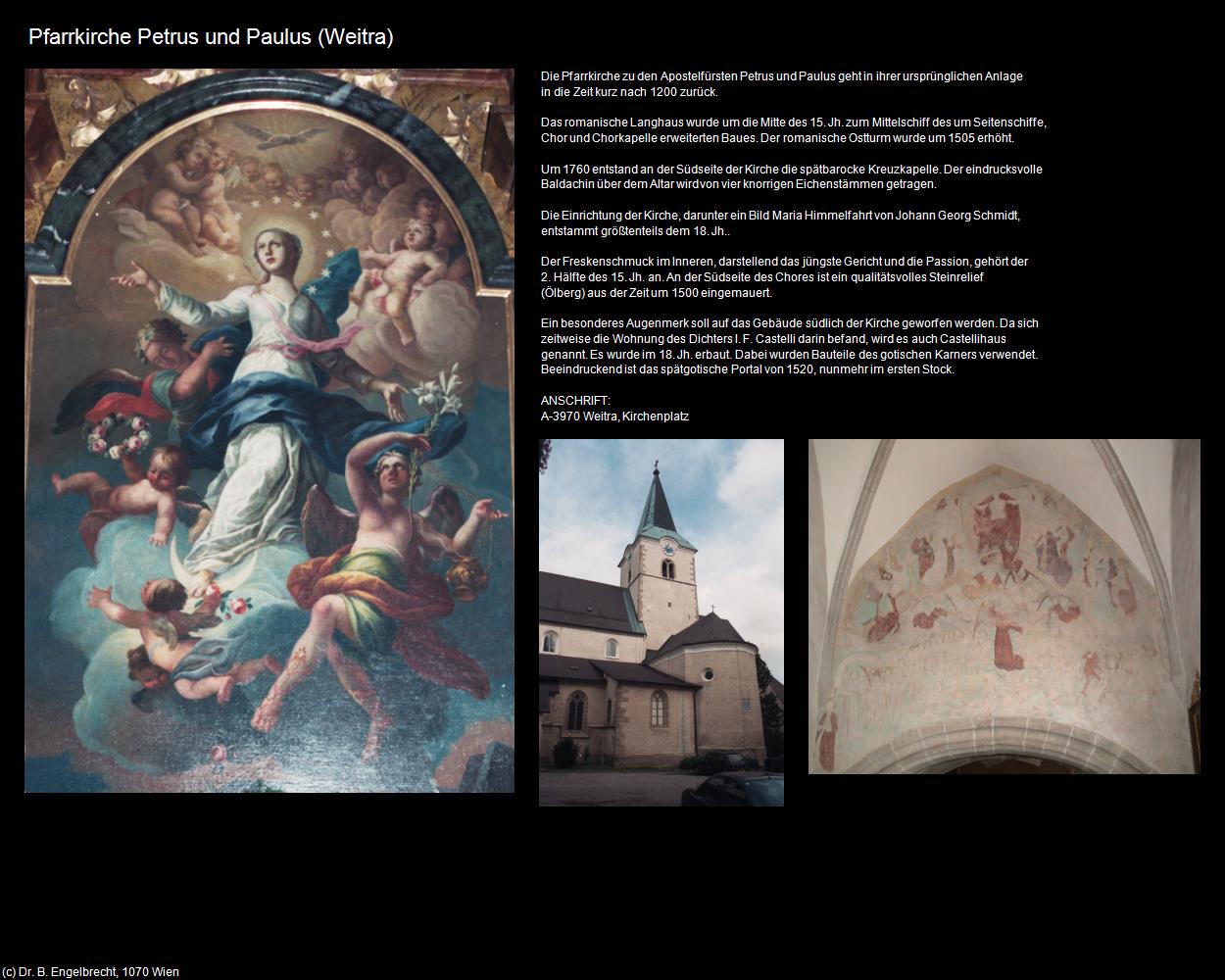 Pfk. hl. Peter und Paul (Weitra) in Kulturatlas-NIEDERÖSTERREICH