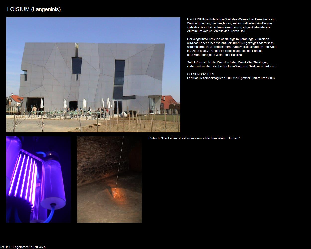 Loisium (Langenlois) in Kulturatlas-NIEDERÖSTERREICH
