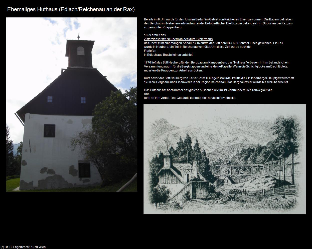 Huthaus (Edlach/Reichenau an der Rax) in Kulturatlas-NIEDERÖSTERREICH(c)B.Engelbrecht