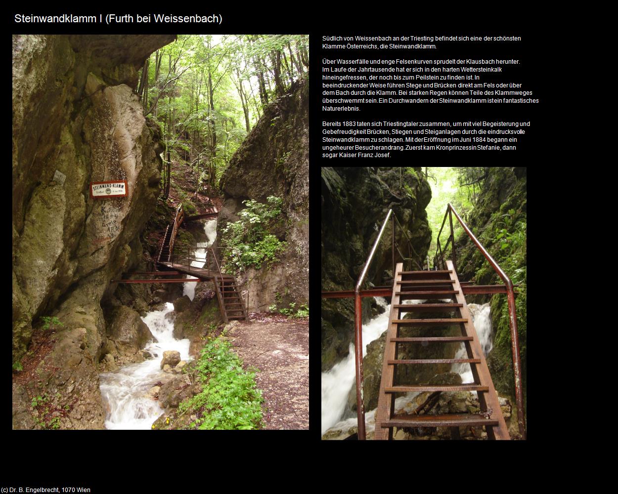 Steinwandklamm I (Furth an der Triesting) in Kulturatlas-NIEDERÖSTERREICH