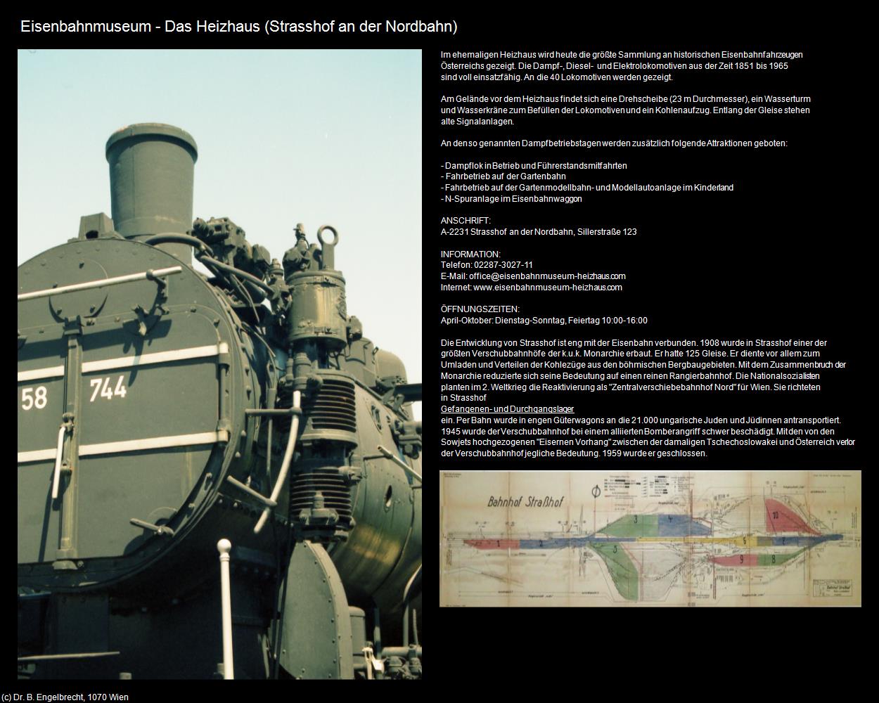 Eisenbahnmuseum-Das Heizhaus  (Strasshof an der Nordbahn) in Kulturatlas-NIEDERÖSTERREICH(c)B.Engelbrecht