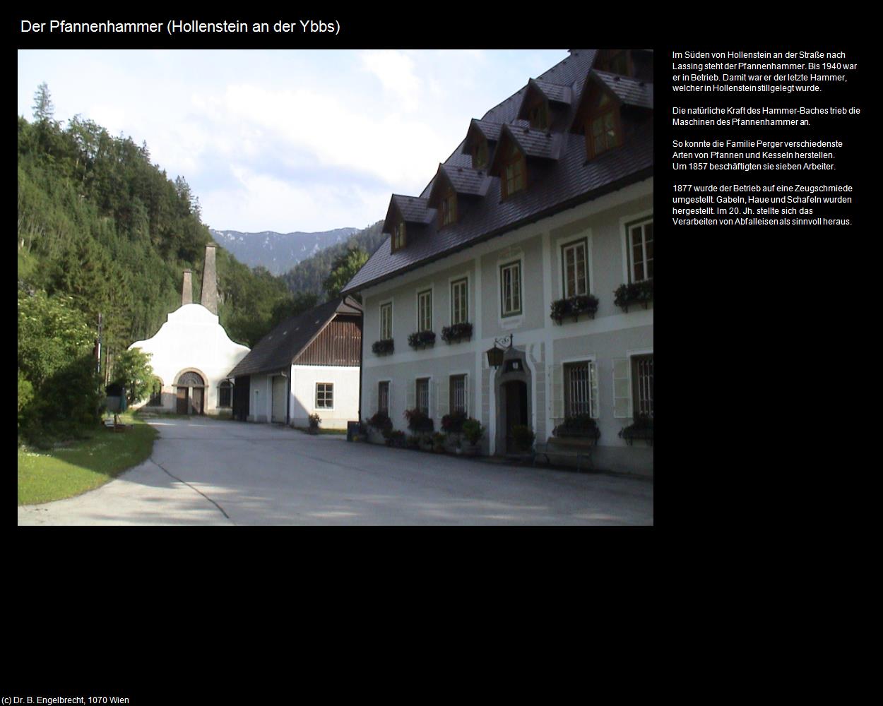 Der Pfannenhammer (Hollenstein an der Ybbs) in Kulturatlas-NIEDERÖSTERREICH