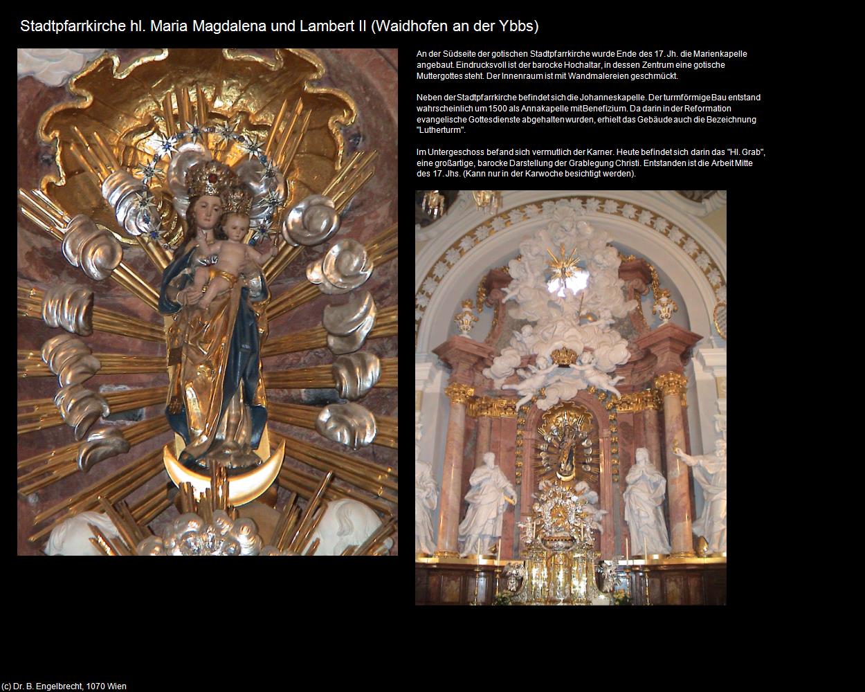 Marien- und Johanneskapelle (Waidhofen an der Ybbs) in Kulturatlas-NIEDERÖSTERREICH