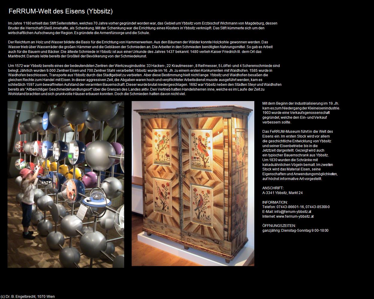 FeRRUM-Welt des Eisens (Ybbsitz) in Kulturatlas-NIEDERÖSTERREICH