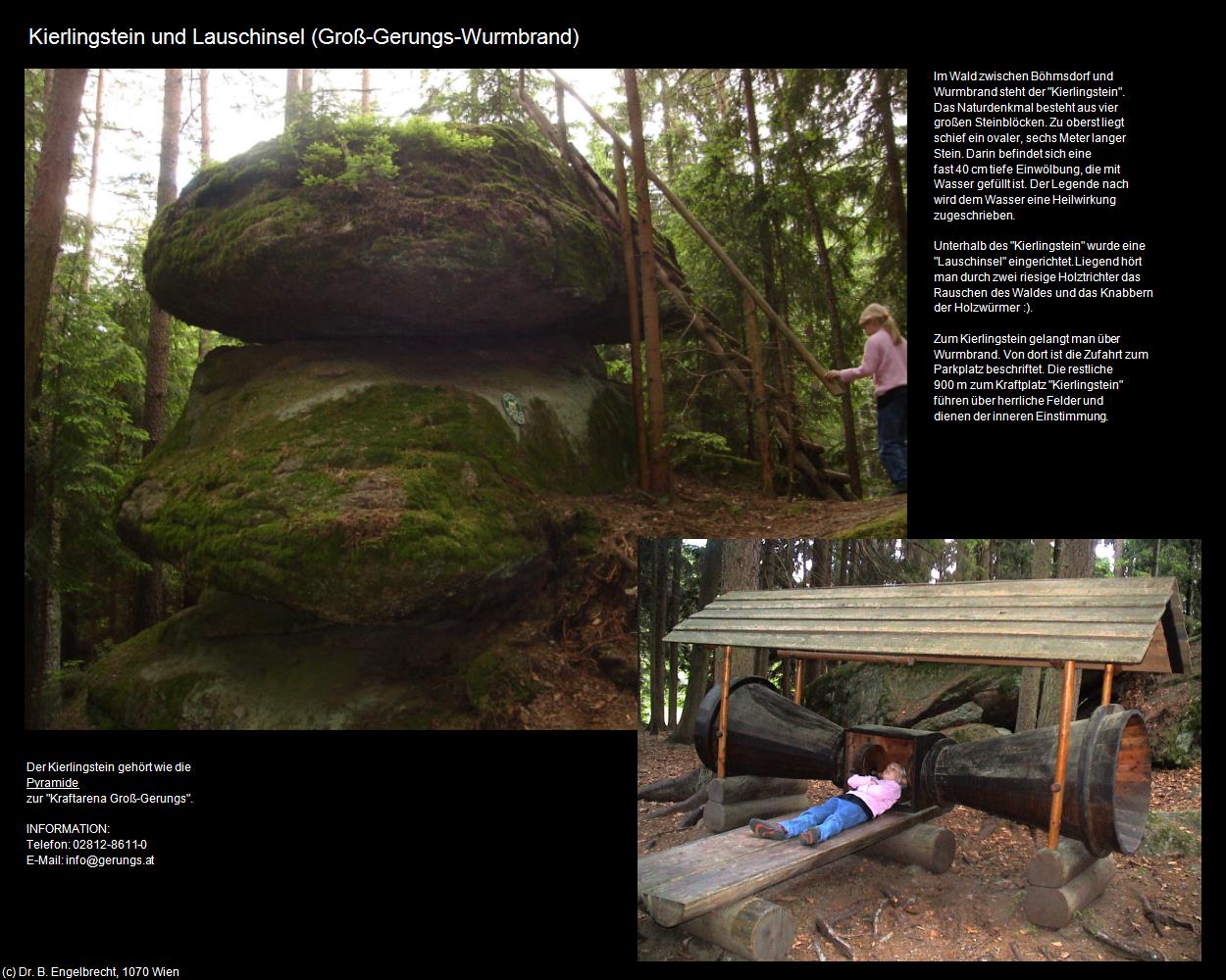 Kierlingstein und Lauschinsel (Wurmbrand) (Groß-Gerungs) in Kulturatlas-NIEDERÖSTERREICH(c)B.Engelbrecht