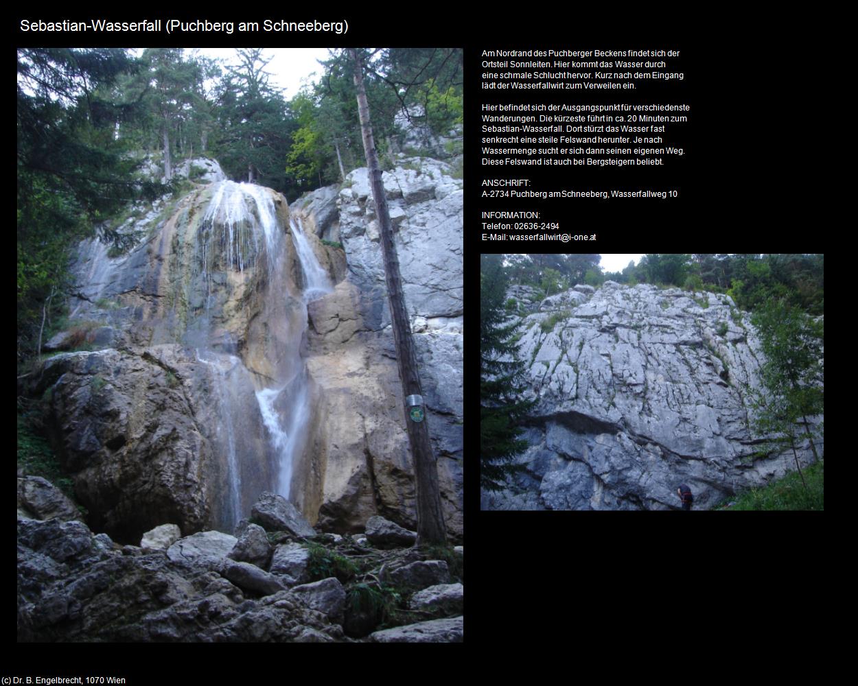 Sebastian-Wasserfall (Puchberg am Schneeberg) in Kulturatlas-NIEDERÖSTERREICH