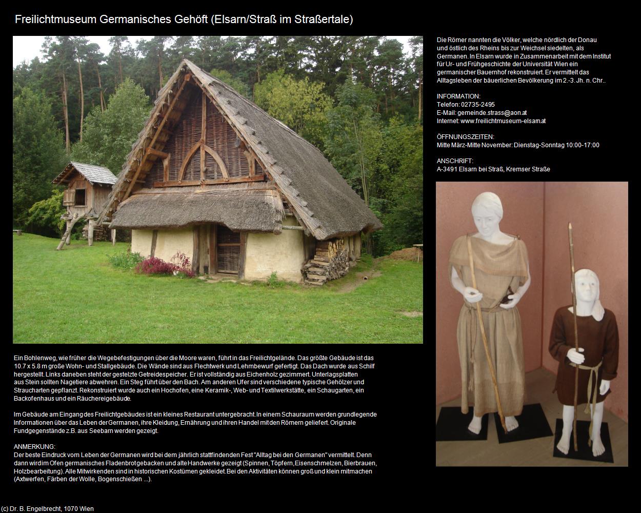 Freilichtmuseum Germanisches Gehöft (Elsarn/Straß im Straßertale) in Kulturatlas-NIEDERÖSTERREICH