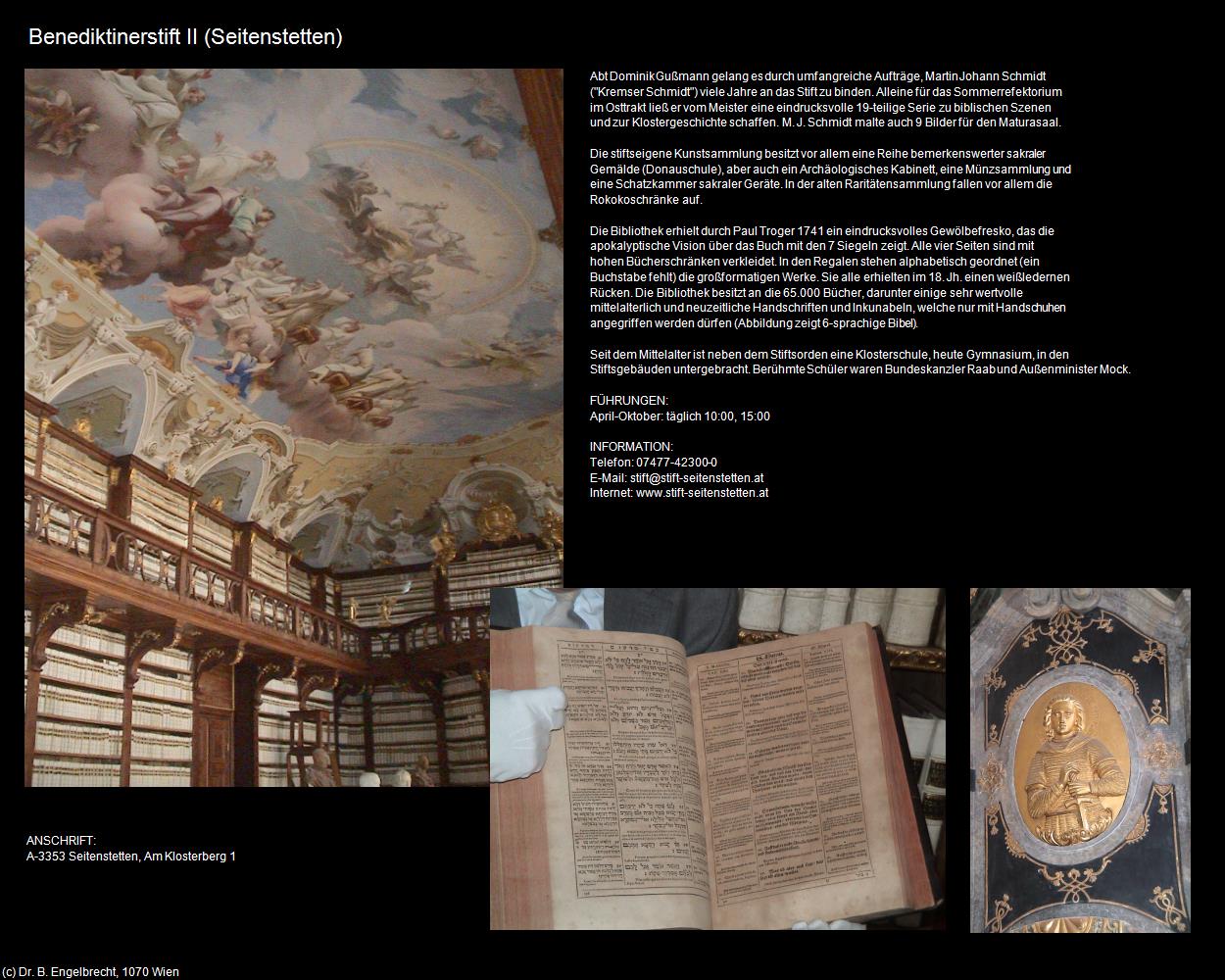 Benediktinerstift II (Seitenstetten) in Kulturatlas-NIEDERÖSTERREICH