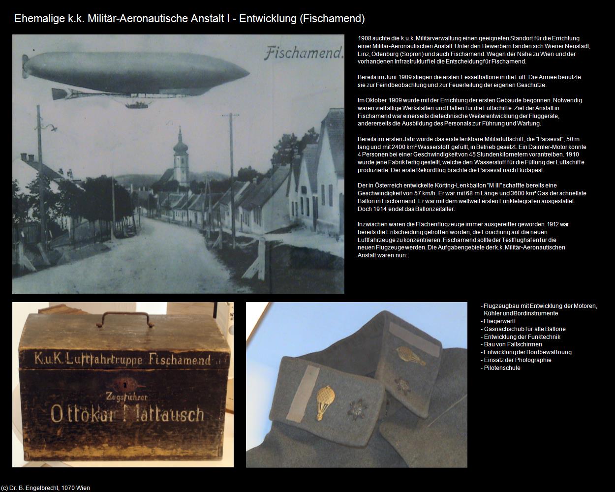 Ehem. k.k. Militär-Aeronautische Anstalt (Fischamend) in Kulturatlas-NIEDERÖSTERREICH