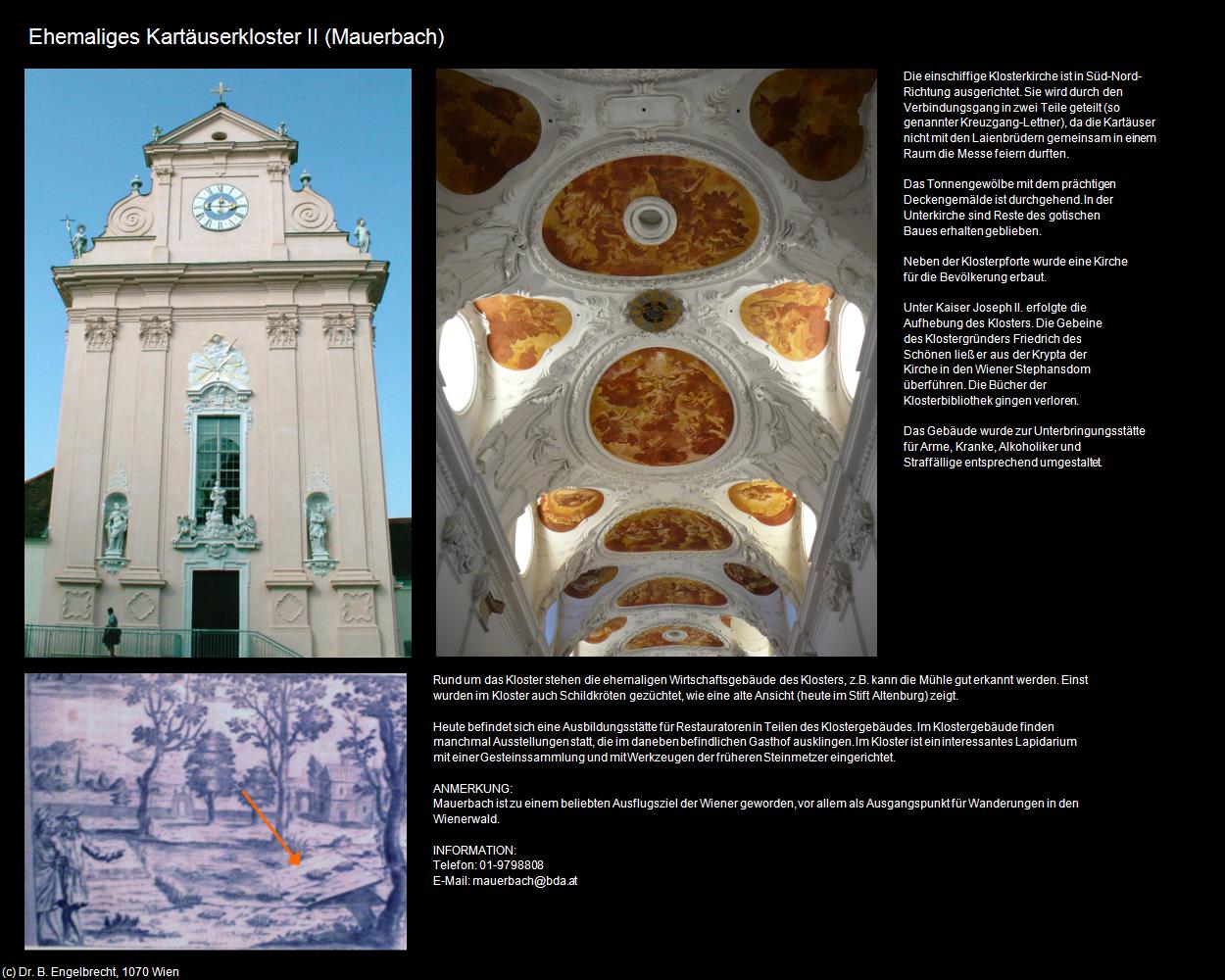 Ehem. Kartäuserkloster II (Mauerbach) in Kulturatlas-NIEDERÖSTERREICH