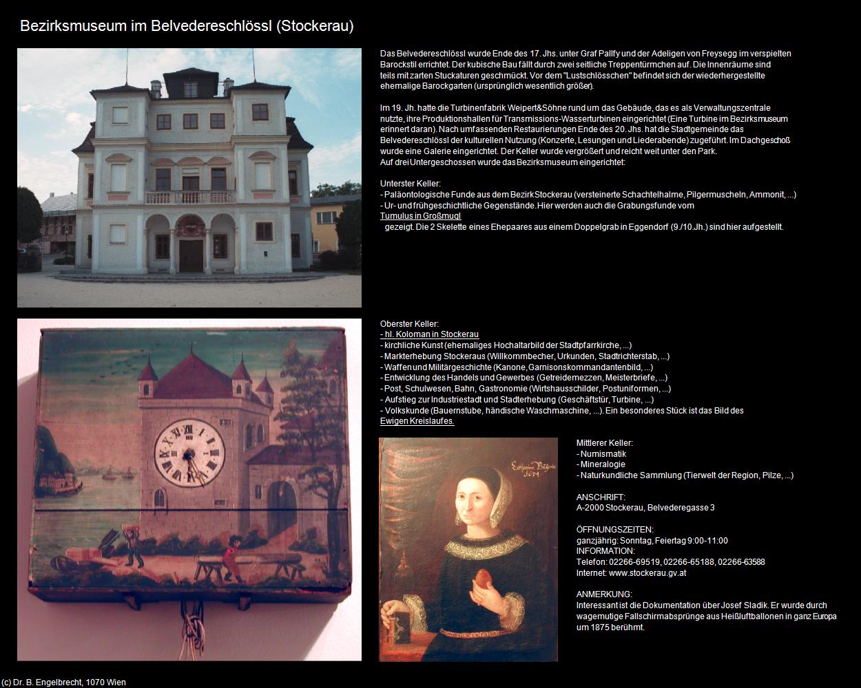 Bezirksmuseum im Belvedereschlössl (Stockerau) in Kulturatlas-NIEDERÖSTERREICH(c)B.Engelbrecht