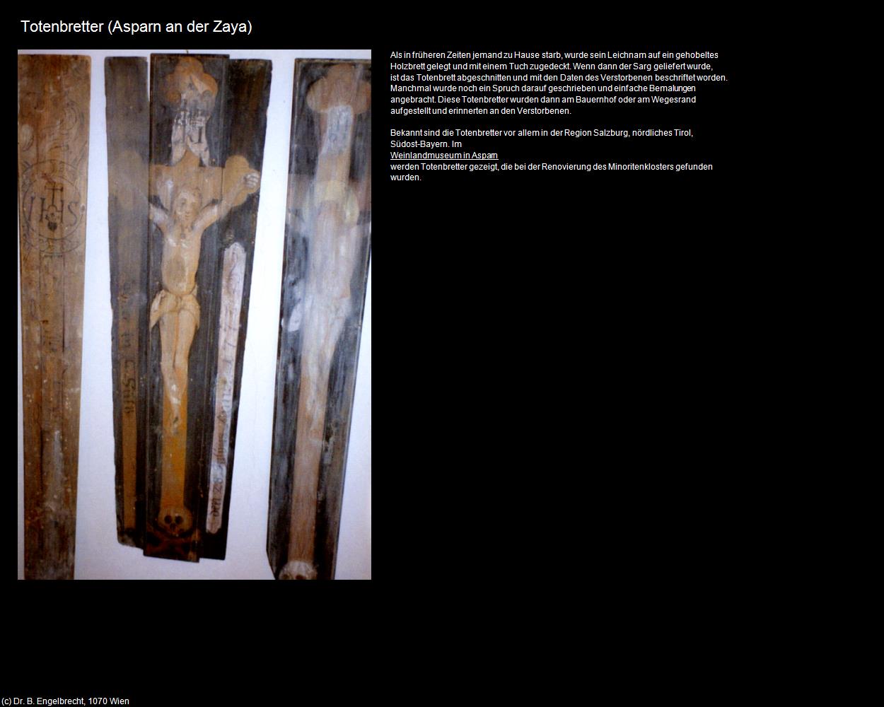Totenbretter (Asparn an der Zaya) in Kulturatlas-NIEDERÖSTERREICH(c)B.Engelbrecht