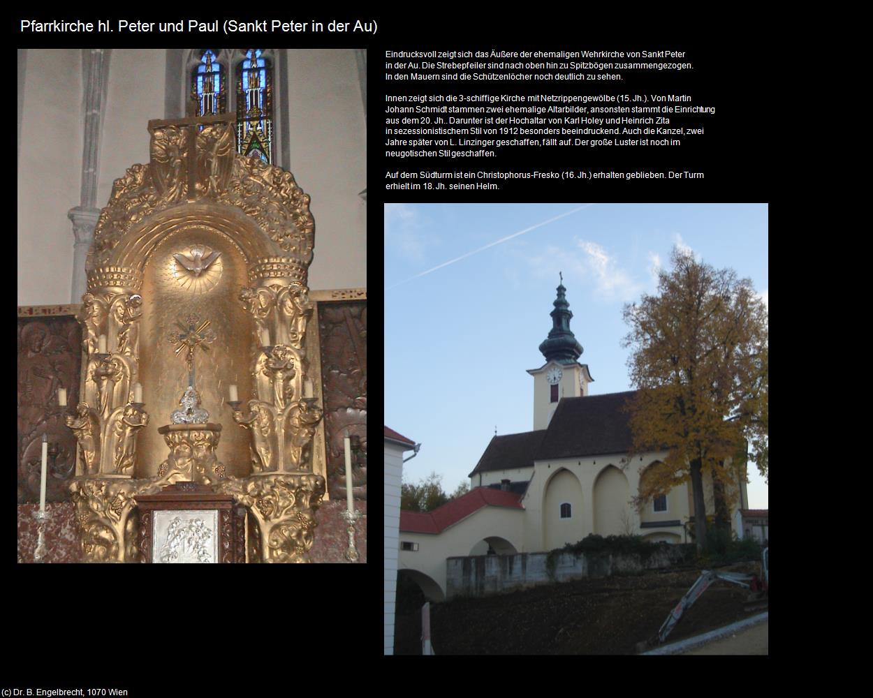 Pfk. hl. Peter und Paul (Sankt Peter in der Au) in Kulturatlas-NIEDERÖSTERREICH