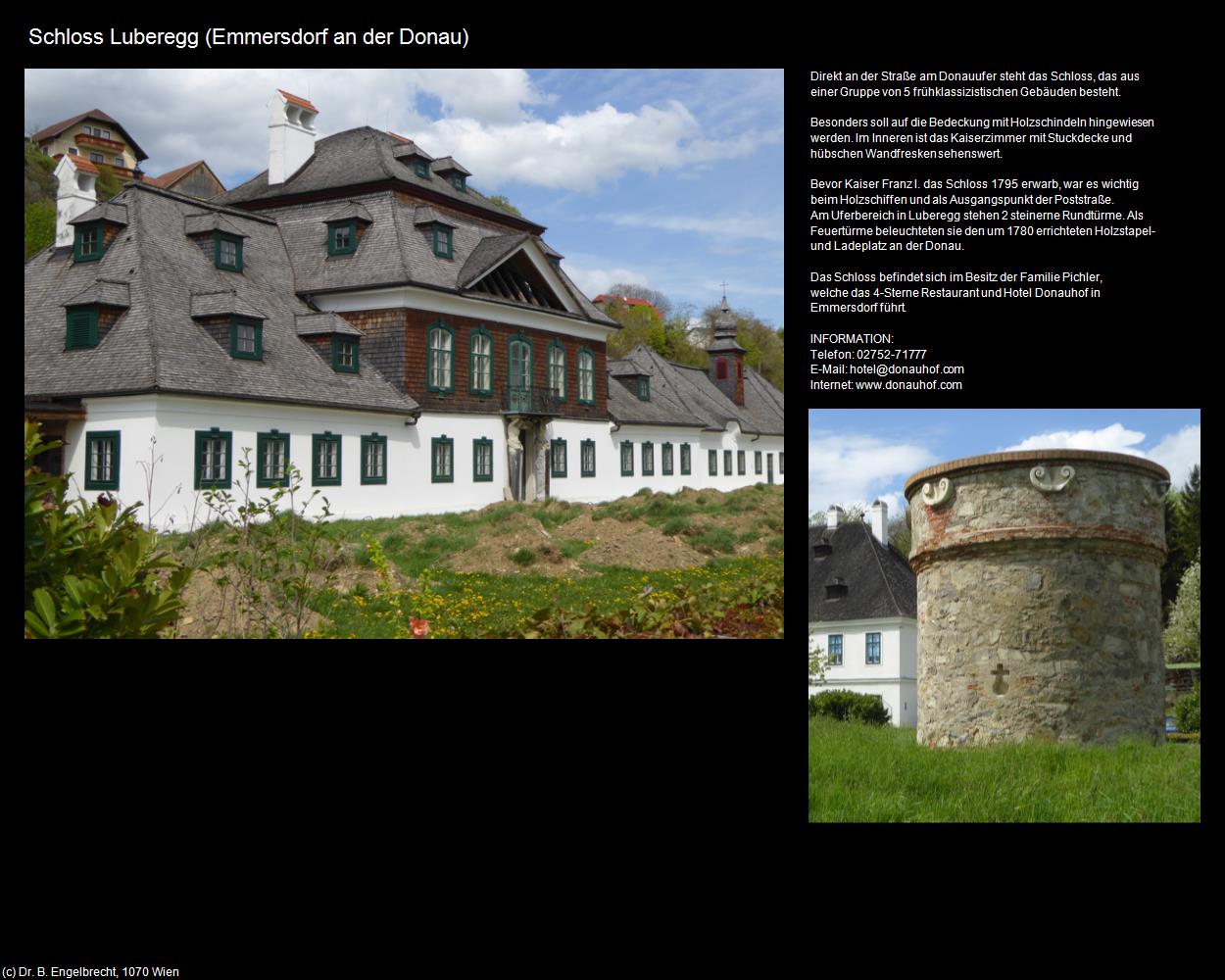 Schloss Luberegg (Luberegg) (Emmersdorf an der Donau) in Kulturatlas-NIEDERÖSTERREICH