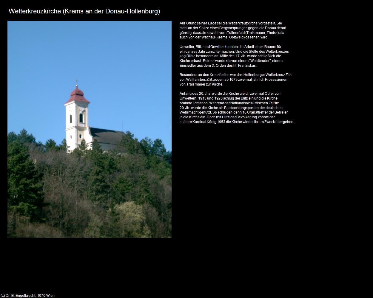 Wetterkreuzkirche (Hollenburg) (Krems an der Donau) in Kulturatlas-NIEDERÖSTERREICH