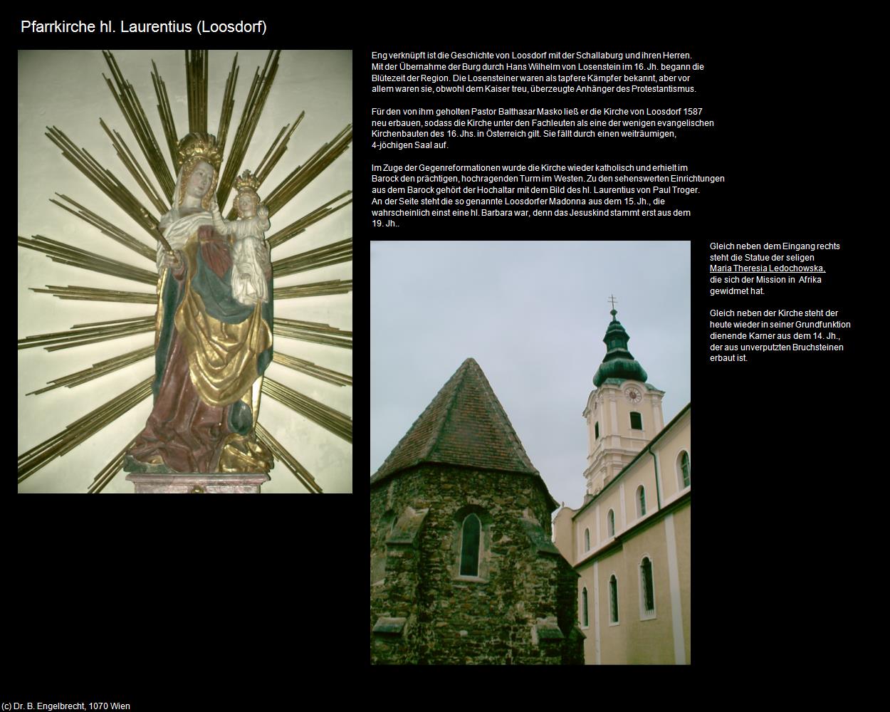 Pfk. hl. Laurentius (Loosdorf bei Melk) in Kulturatlas-NIEDERÖSTERREICH(c)B.Engelbrecht