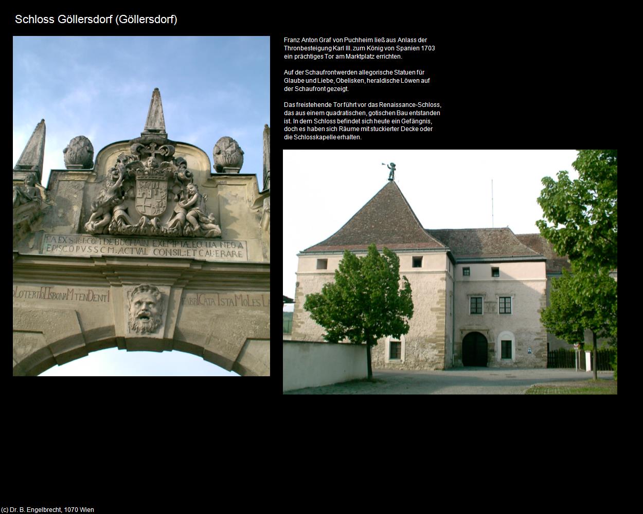 Schloss Göllersdorf (Göllersdorf) in Kulturatlas-NIEDERÖSTERREICH