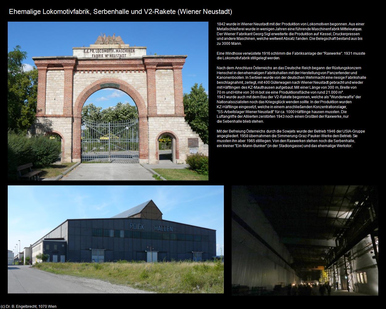 Ehem. Lokomotivfabrik-Serbenhalle und V2 (Wiener Neustadt) in Kulturatlas-NIEDERÖSTERREICH