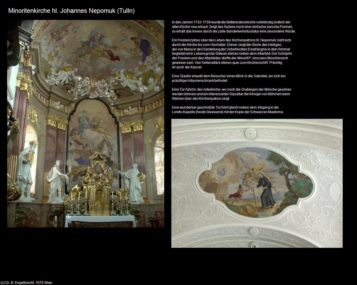 Minoritenkirche hl. Nepomuk (Tulln) in Kulturatlas-NIEDERÖSTERREICH