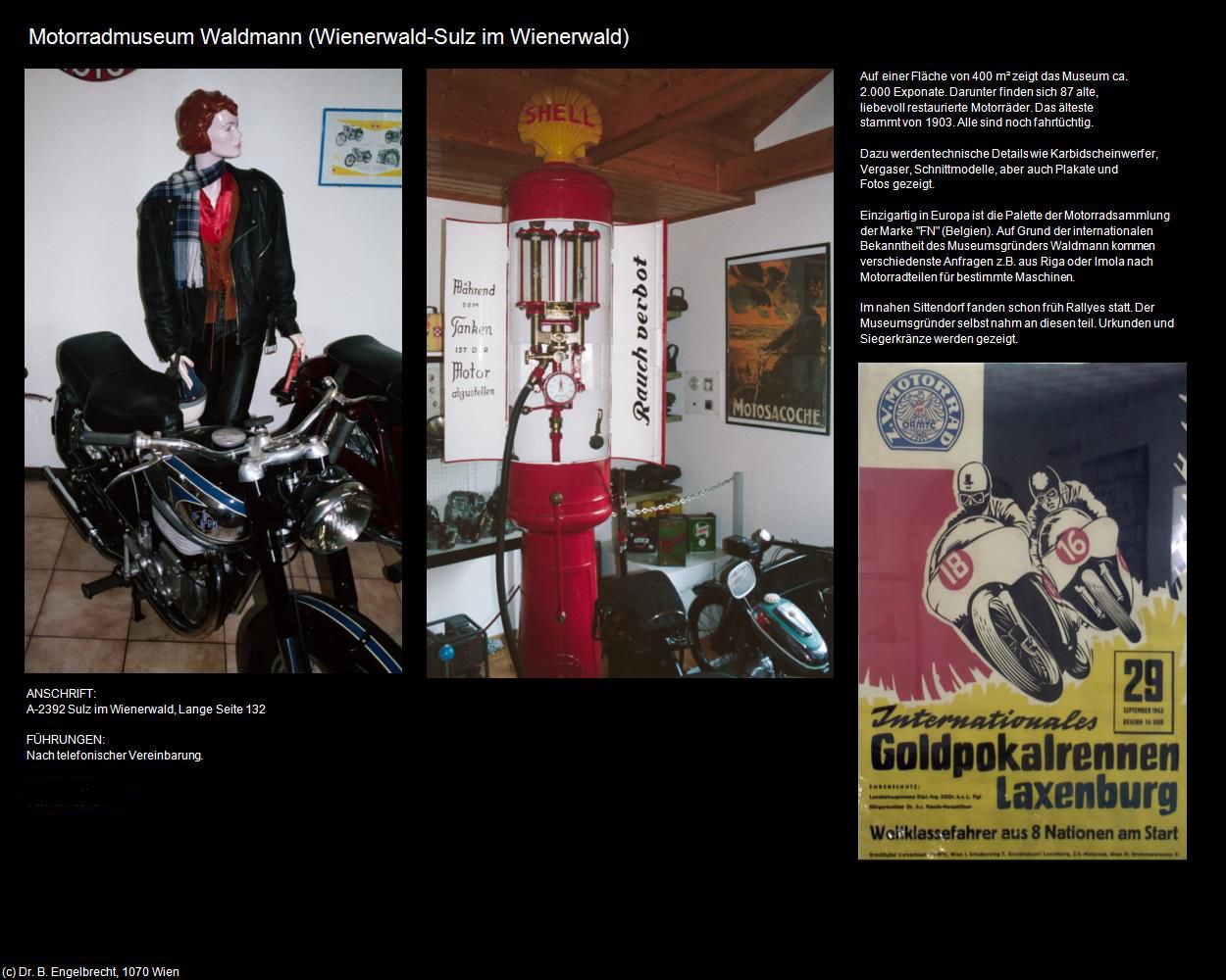 Motorradmuseum Waldmann (Sulz im Wienerwald) (Wienerwald) in Kulturatlas-NIEDERÖSTERREICH