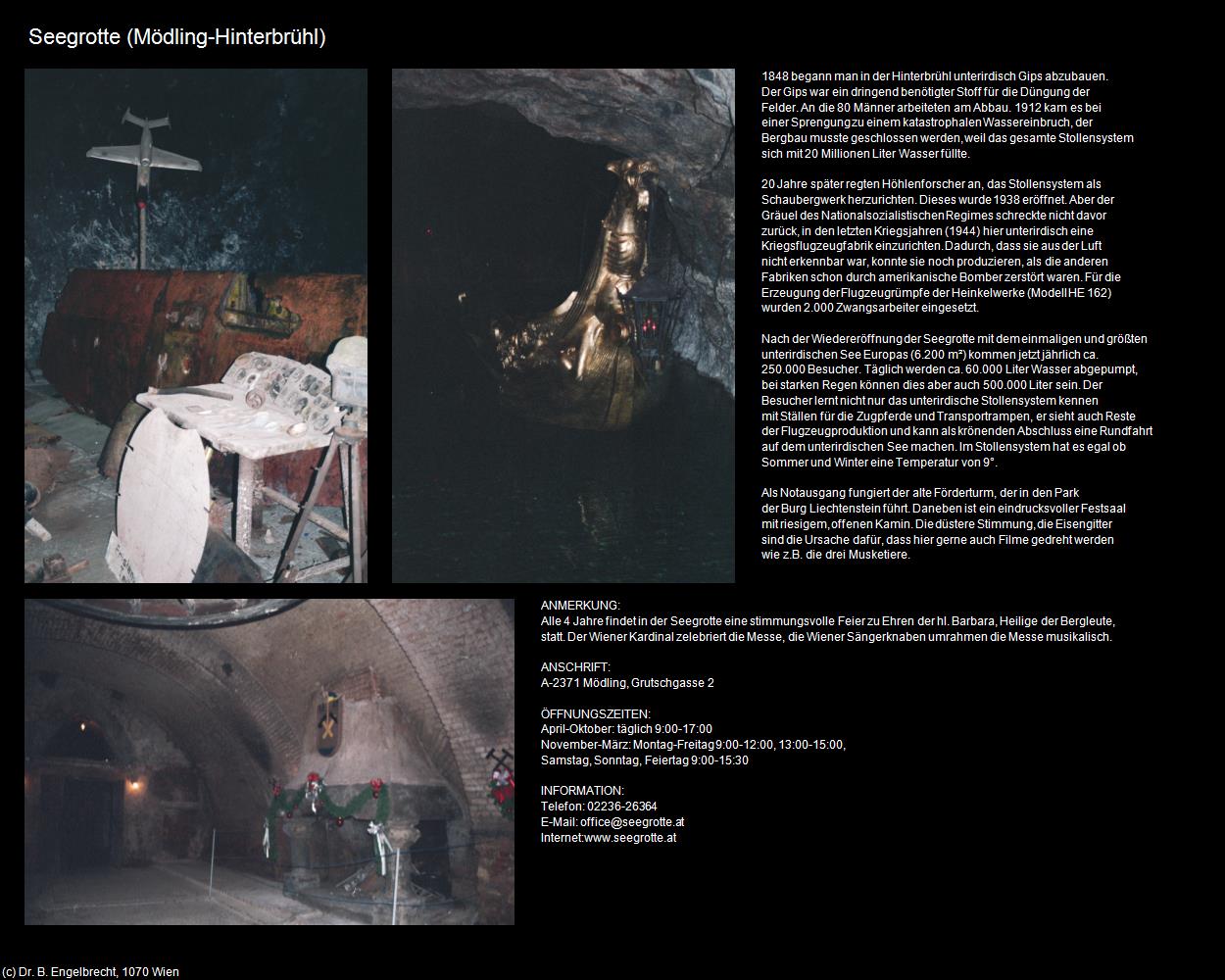 Seegrotte (Hinterbrühl) (Mödling) in Kulturatlas-NIEDERÖSTERREICH