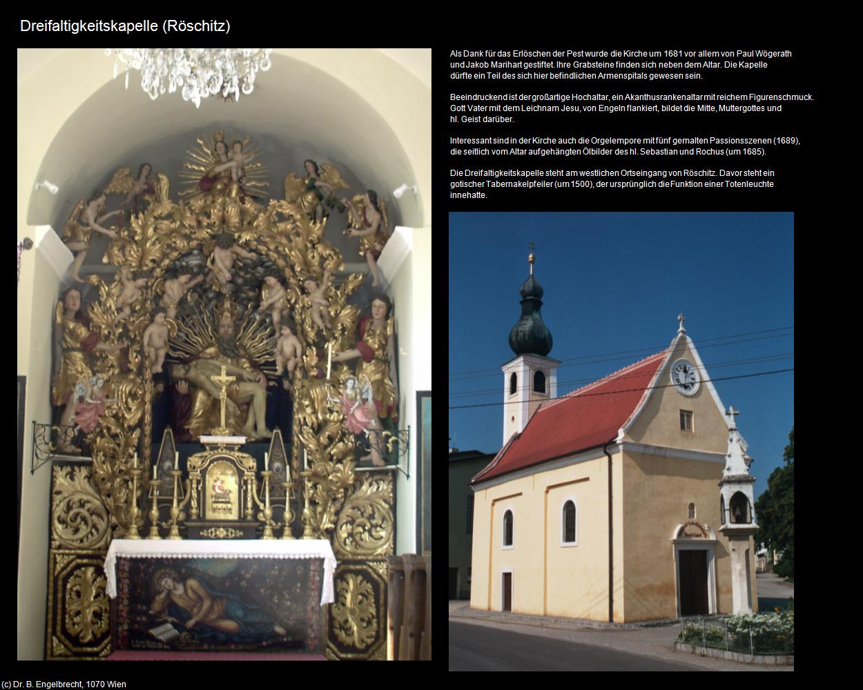 Dreifaltigkeitskapelle (Röschitz) in Kulturatlas-NIEDERÖSTERREICH