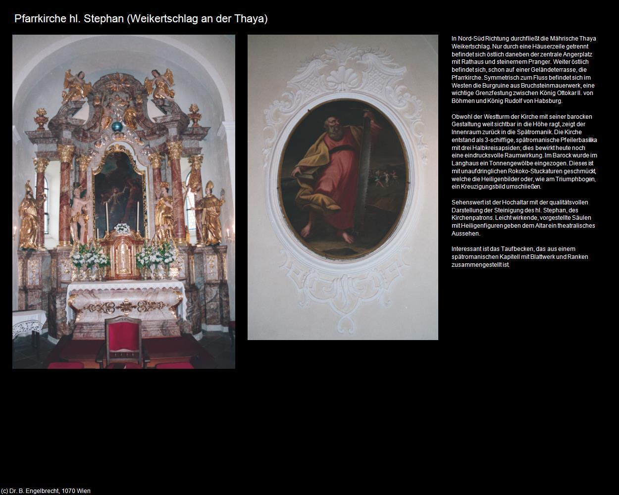 Pfk. hl. Stephan (Weikertschlag an der Thaya) in Kulturatlas-NIEDERÖSTERREICH