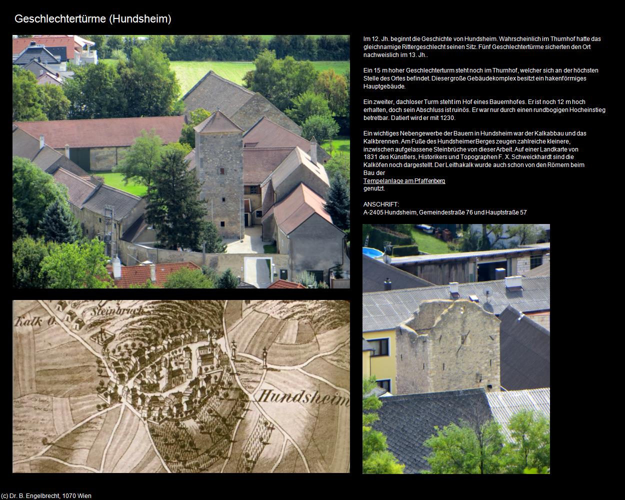 Geschlechtertürme (Hundsheim) in Kulturatlas-NIEDERÖSTERREICH(c)B.Engelbrecht