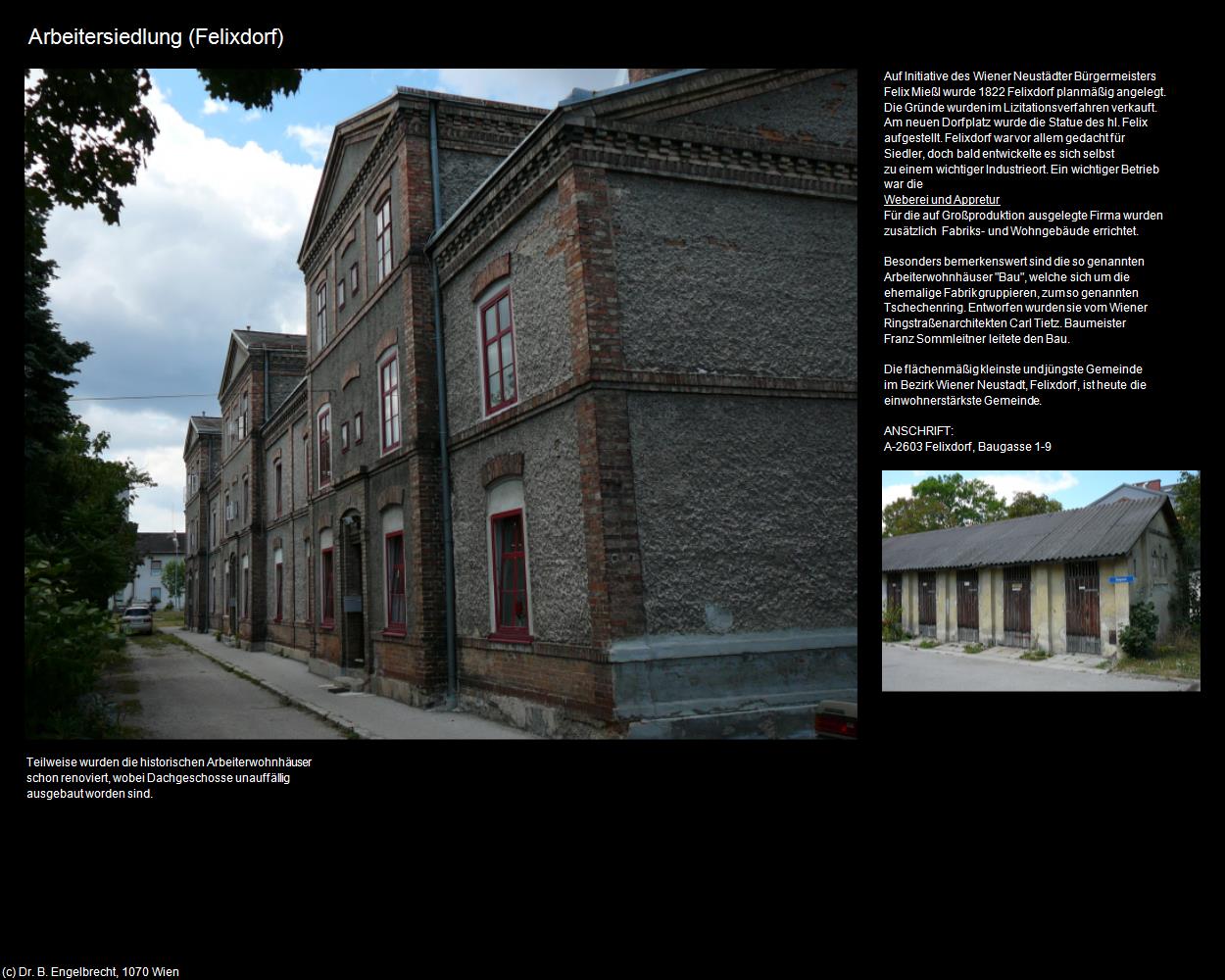 Arbeitersiedlung  (Felixdorf) in Kulturatlas-NIEDERÖSTERREICH(c)B.Engelbrecht