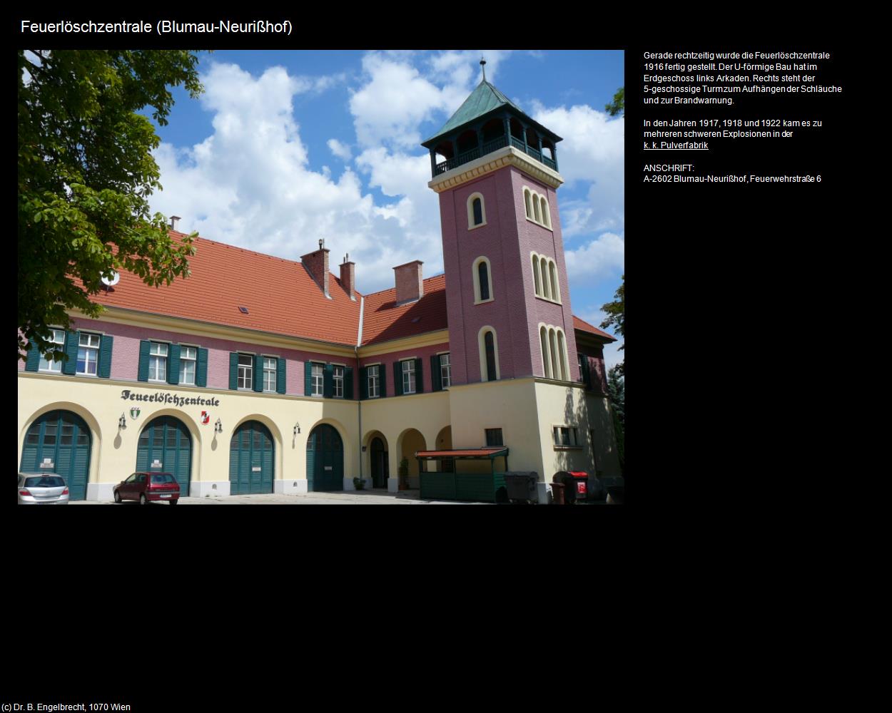 Feuerlöschzentrale (Blumau-Neurißhof) in Kulturatlas-NIEDERÖSTERREICH(c)B.Engelbrecht
