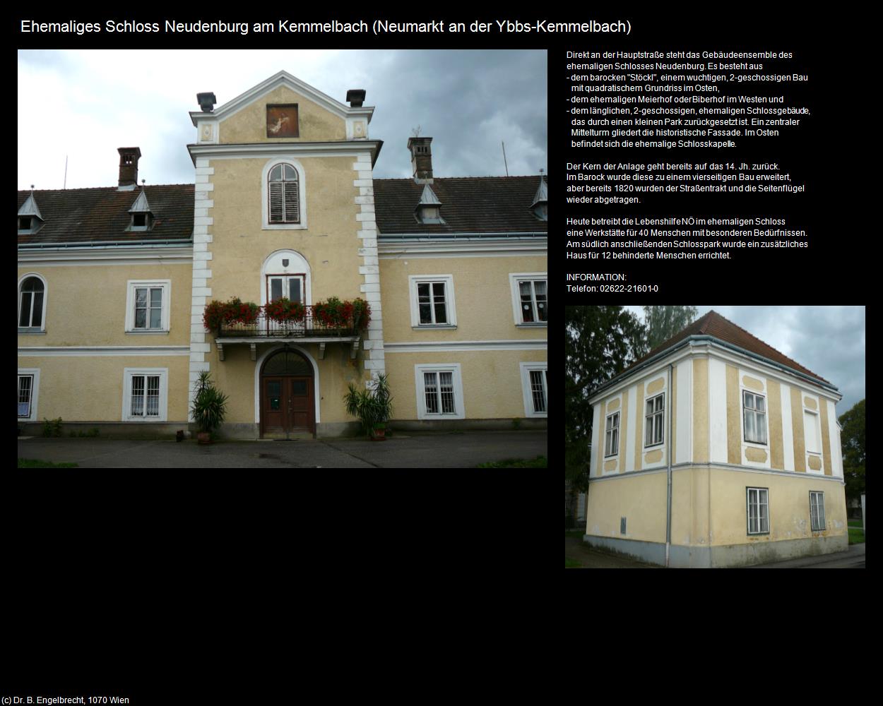 Ehem. Schloss Neudenburg am Kemmelbach  (Neumarkt an der Ybbs) in Kulturatlas-NIEDERÖSTERREICH