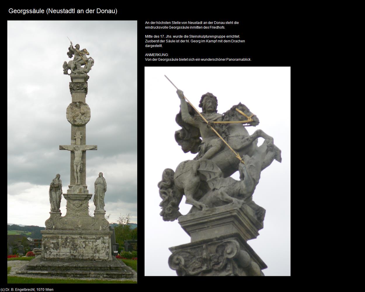 Georgssäule (Neustadtl an der Donau) in Kulturatlas-NIEDERÖSTERREICH