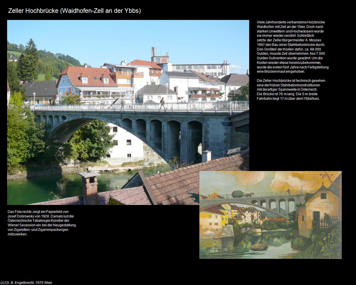 Zeller Hochbrücke (Zell an der Ybbs) (Waidhofen an der Ybbs) in Kulturatlas-NIEDERÖSTERREICH