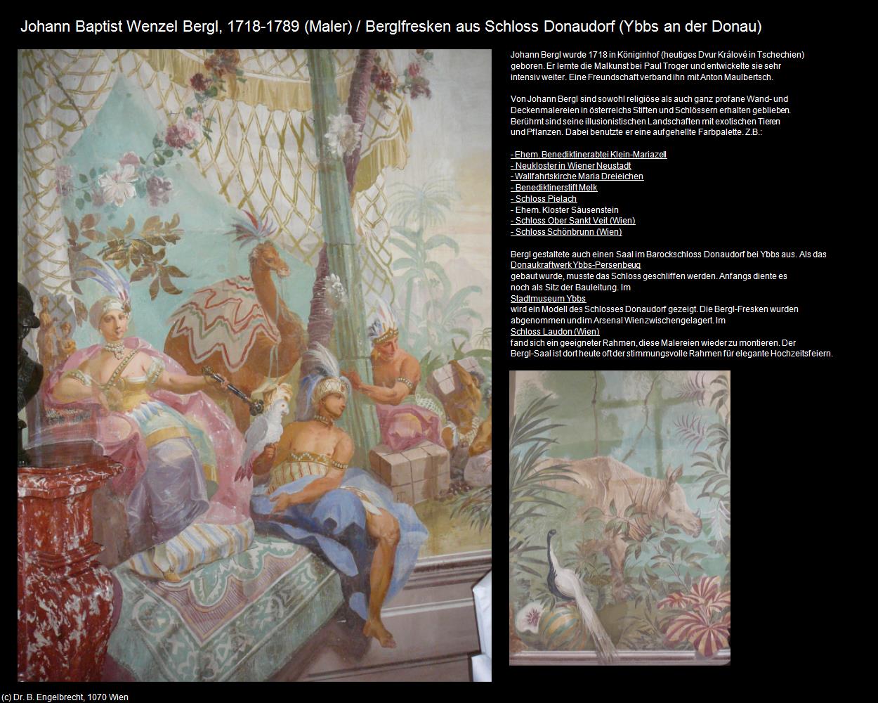 Berglfresken aus Schloss Donaudorf (Ybbs an der Donau) in Kulturatlas-NIEDERÖSTERREICH(c)B.Engelbrecht