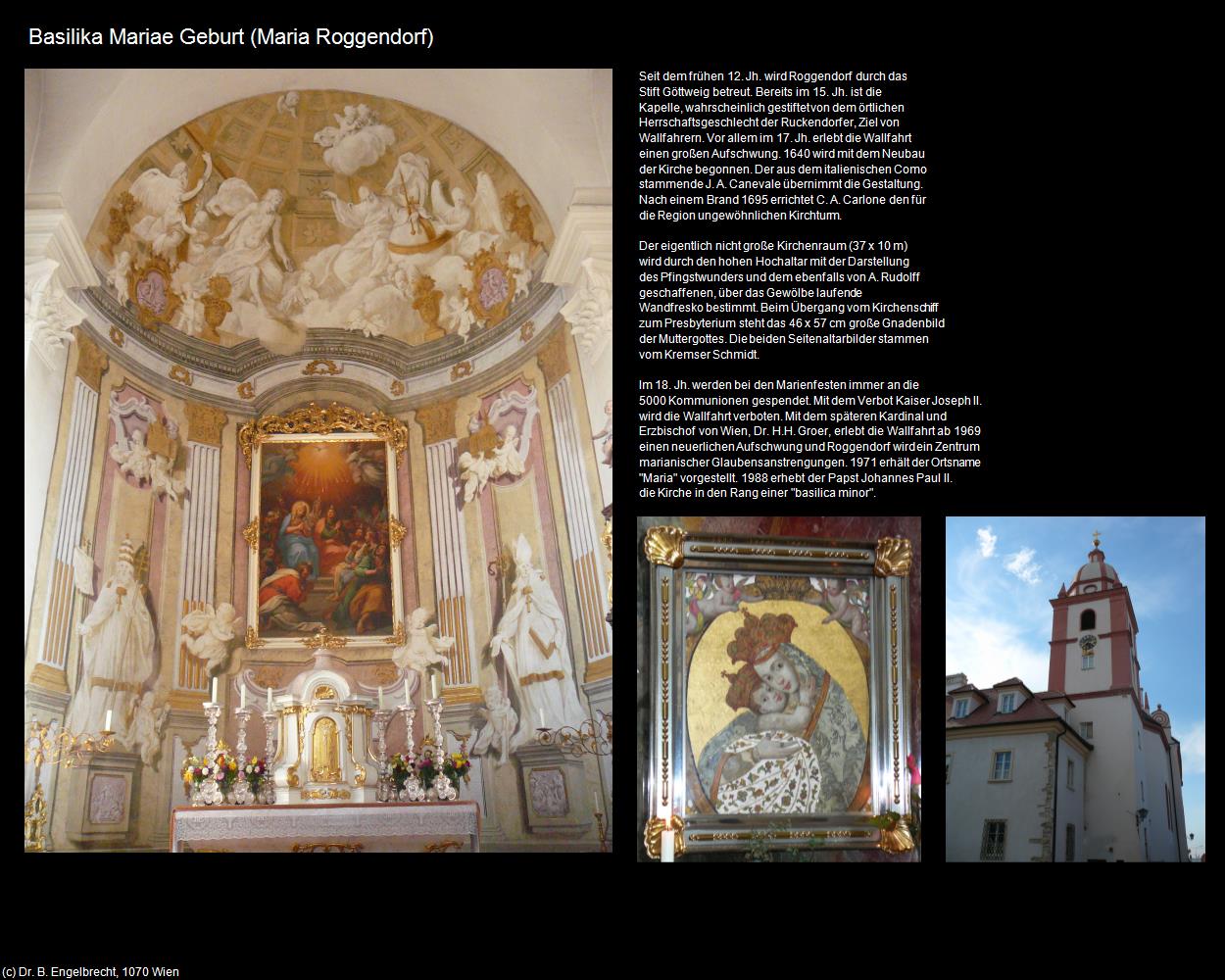 Basilika Mariae Geburt (Maria Roggendorf) in Kulturatlas-NIEDERÖSTERREICH