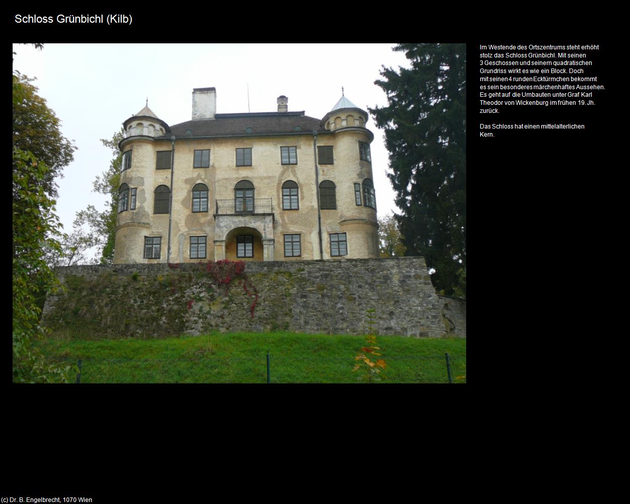 Schloss Grünbichl (Kilb) in Kulturatlas-NIEDERÖSTERREICH